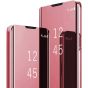 Spiegel Hülle für Samsung Galaxy S25 Flipcase - Rosa