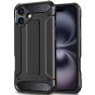 Handyhülle für Apple iPhone 16 Outdoor Case Schwarz