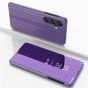 Handyhülle für Samsung Galaxy A35 Spiegel Flipcase Violett