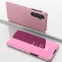 Spiegel Hülle für Samsung Galaxy S23 FE Handytasche Rosa