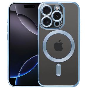 Cover für iPhone 16 Pro Hülle mit Kameraschutz - Blau