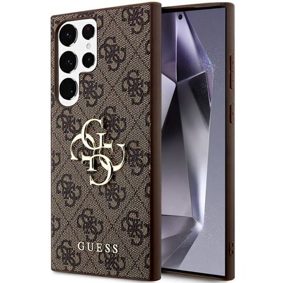 Guess Handyhülle für Samsung Galaxy S24 Ultra Case Braun