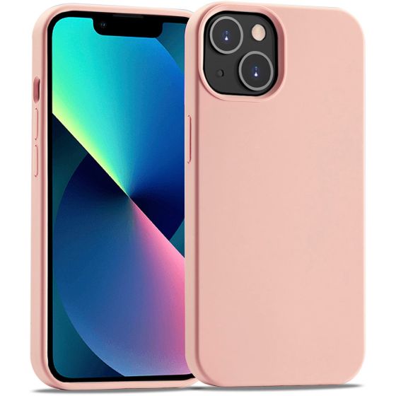 Handyhülle für Apple iPhone 13 Silikon Case Rosa