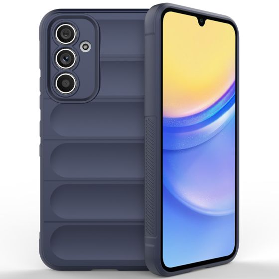 Handyhülle für Samsung Galaxy A15 Hülle Case Dunkelblau