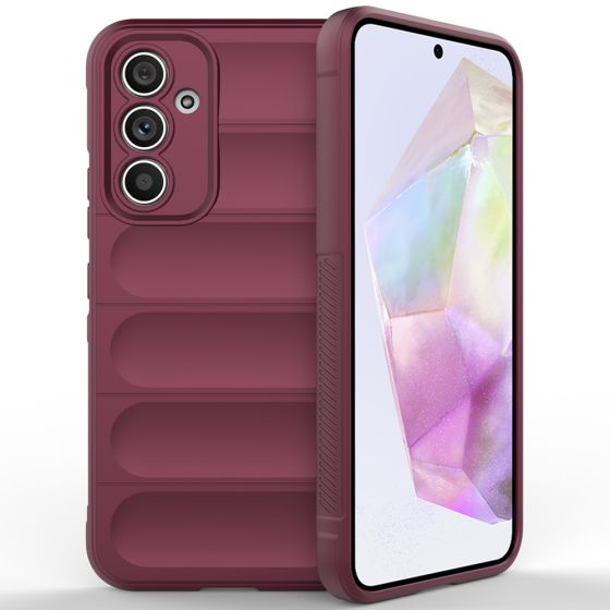 Handyhülle für Samsung Galaxy A35 5G Hülle Case Weinrot