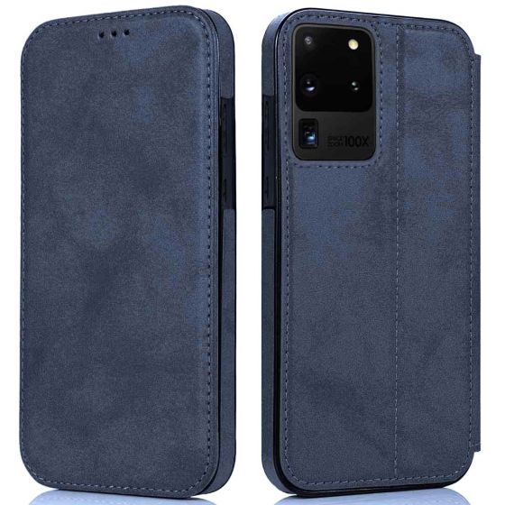 Flipcase für Samsung Galaxy S21 Ultra Handytasche Blau