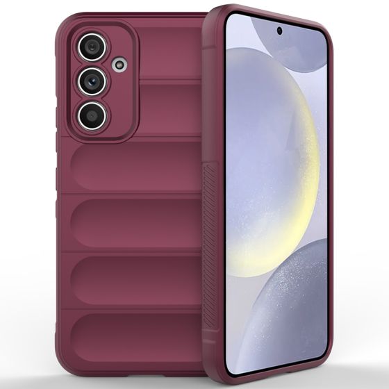 Handyhülle für Samsung Galaxy S24 Plus Hülle Case Burgund