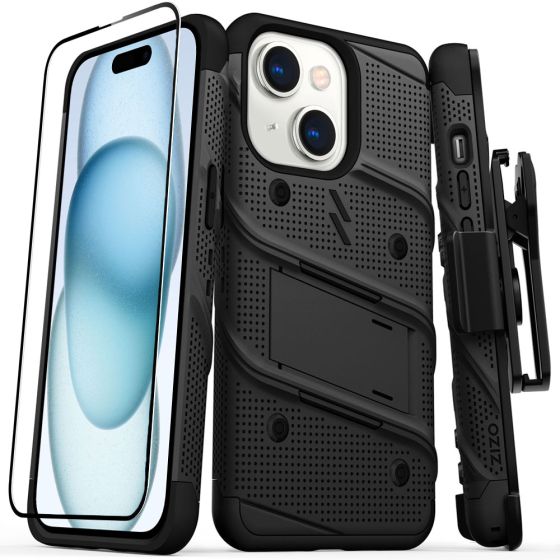 ZIZO Case für Apple iPhone 15 Plus Handyhülle Schwarz